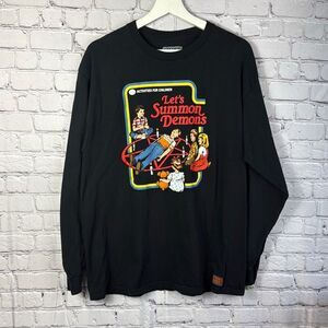 Steven Rhodes Let's Summon Demons  Men's T-Shirt Size L  F